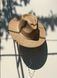 Women's bao straw  fedora hat with decor and pearls