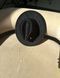 Women's felt fedora hat with decor and chain, black with 7 cm brim