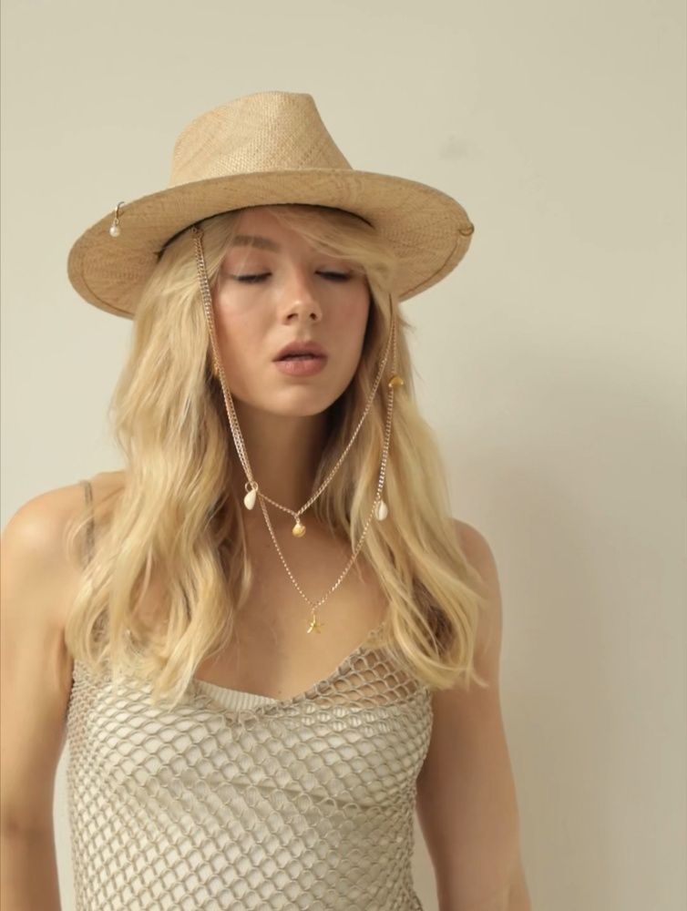 Premium Straw Bao Fedora Hat