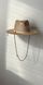 Women's bao straw  fedora hat with decor premium line