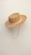 Women's bao straw boater hat with decor premium line